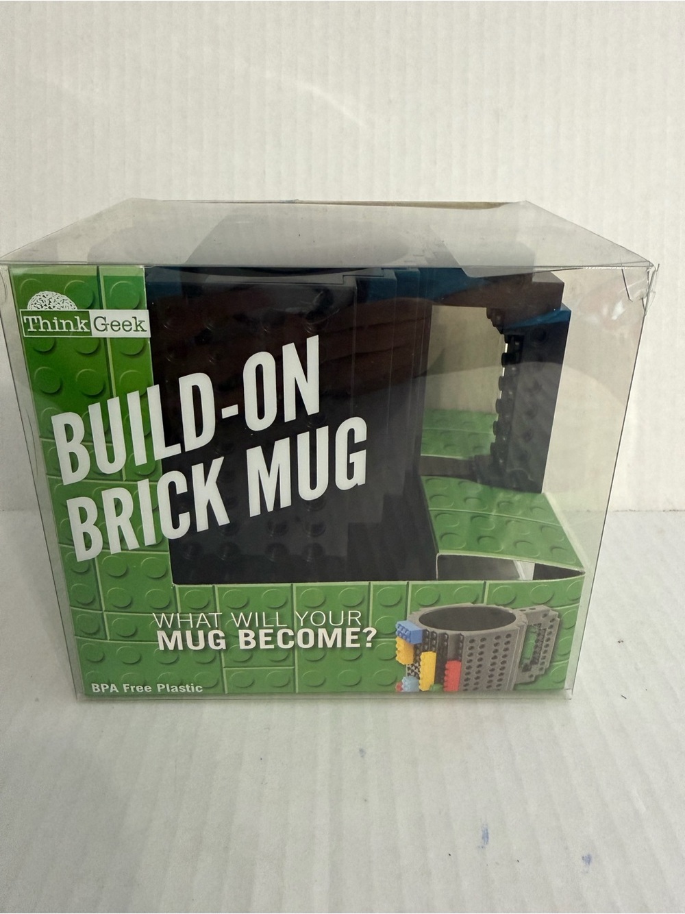 ThinkGeek Build-On Brick Mug